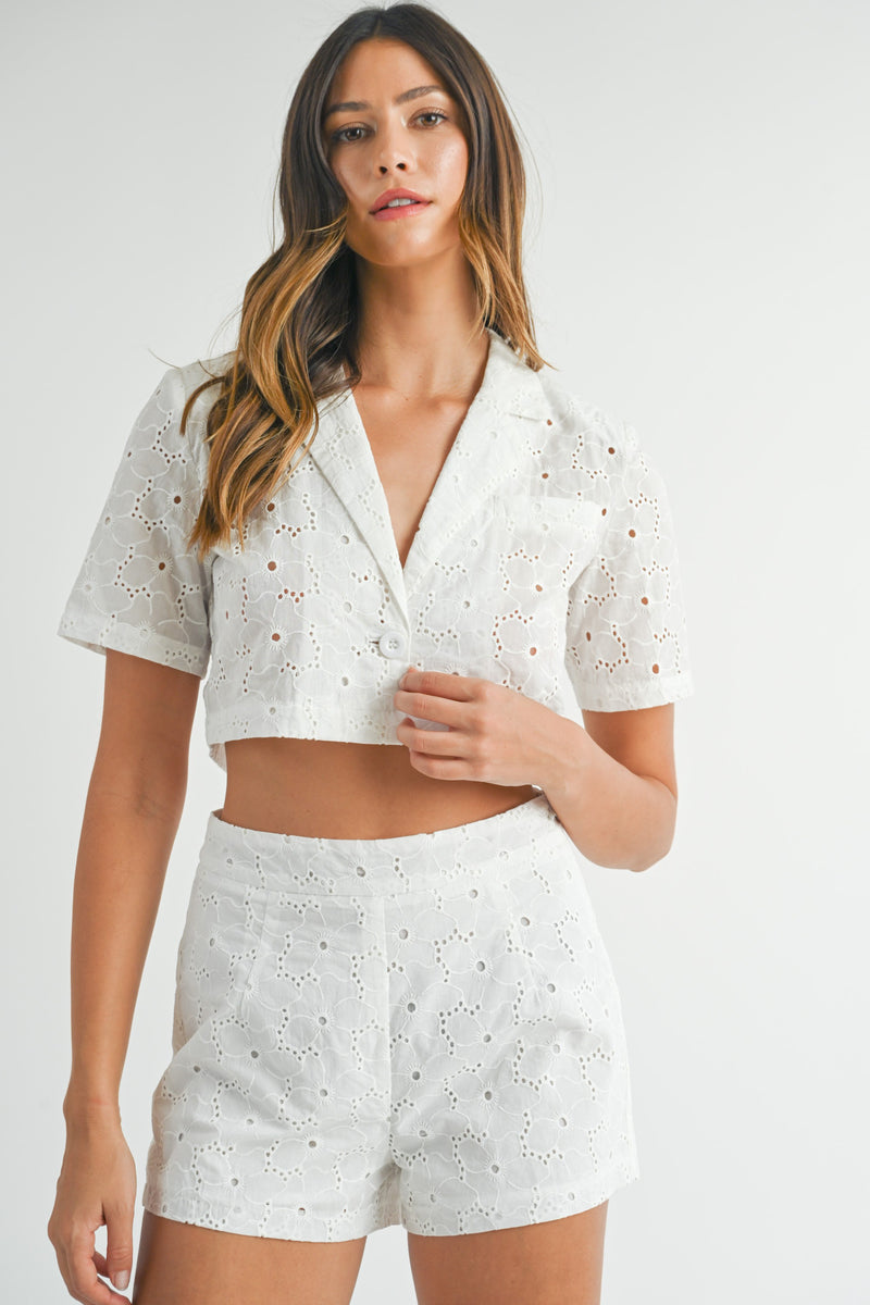 Brunch By The Bay Top in White