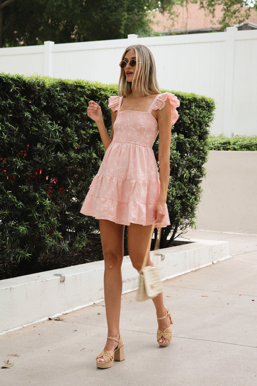 Know Her Well Dress in Blush