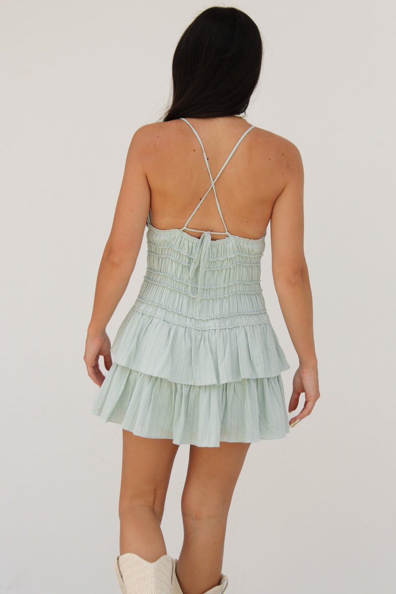 Abigail Dress in Mint