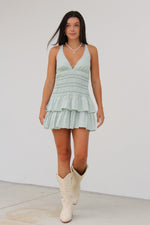 Abigail Dress in Mint