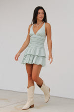 Abigail Dress in Mint
