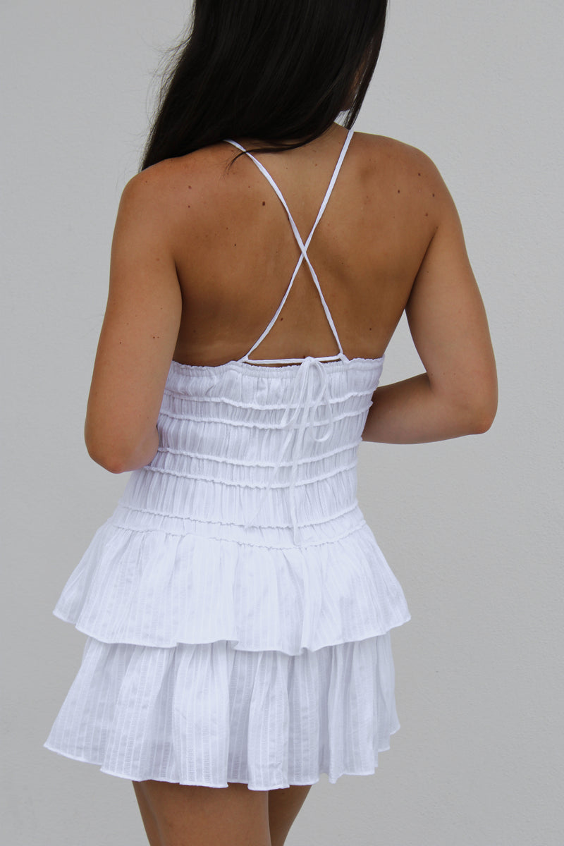 Abigail Dress in White
