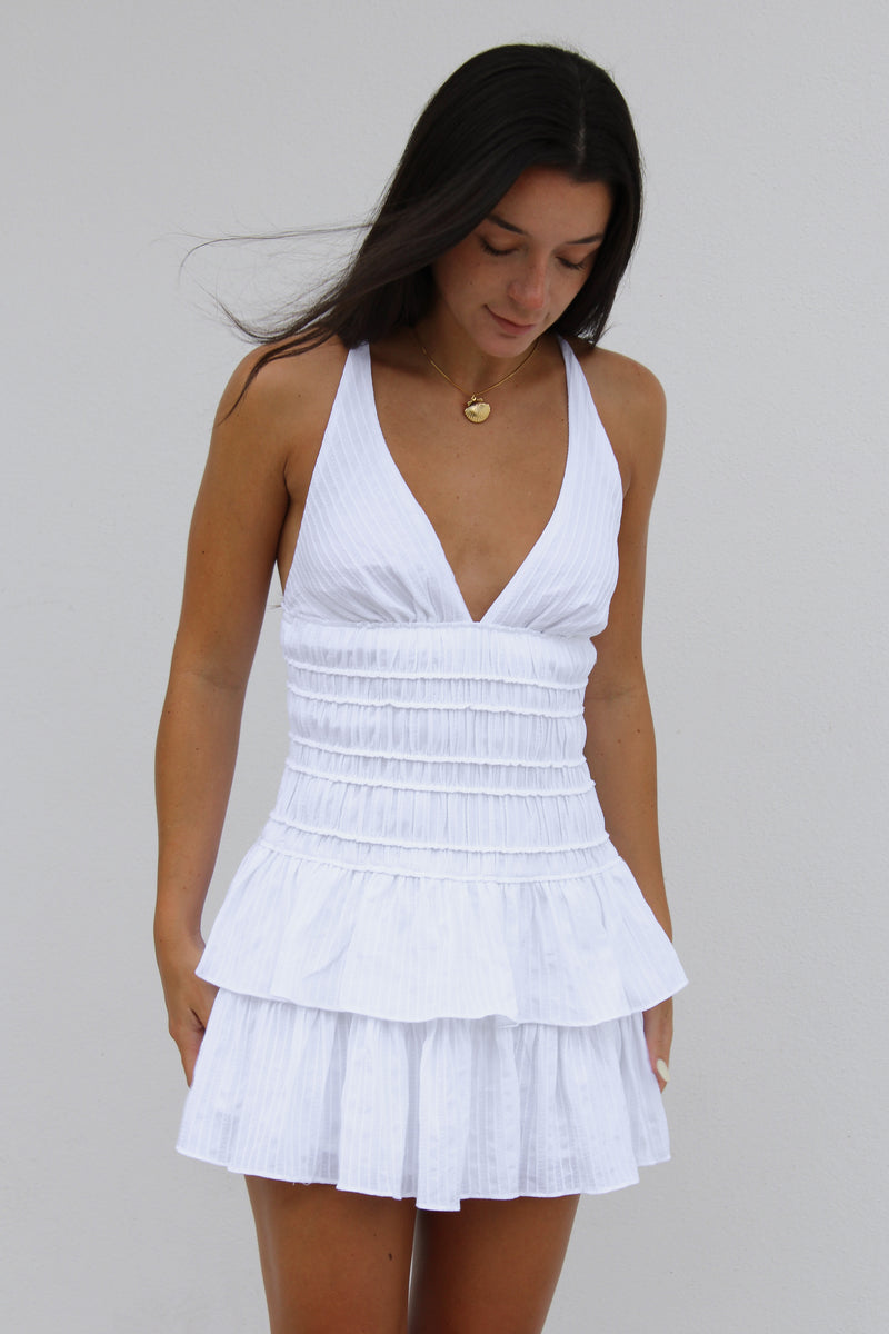 Abigail Dress in White