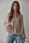 Anastasia Top in Dusty Mauve