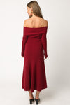 Anya Dress in Burgundy