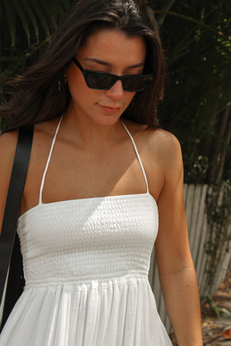 Asha Maxi Dress in White
