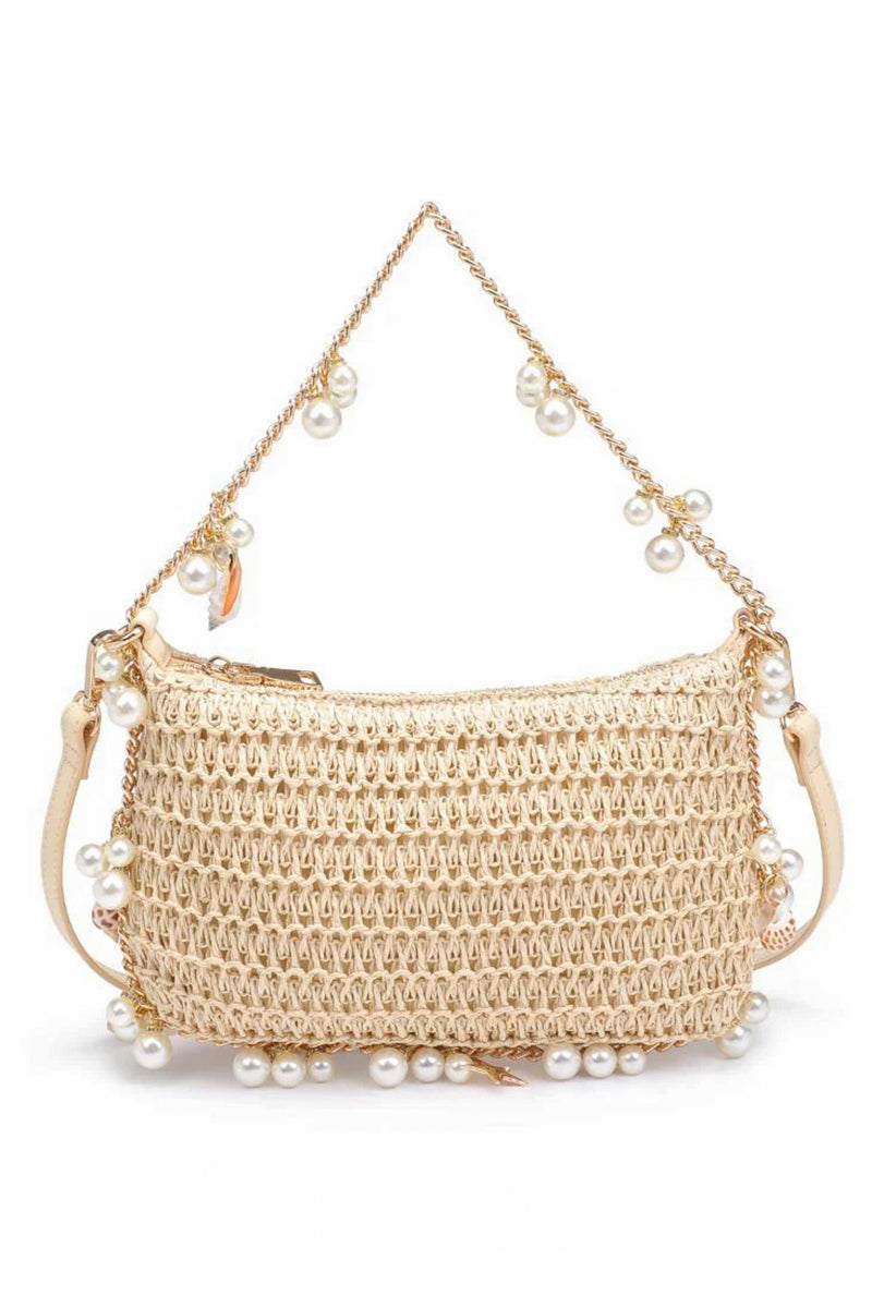 Beachside Dinner Handbag in Ivory