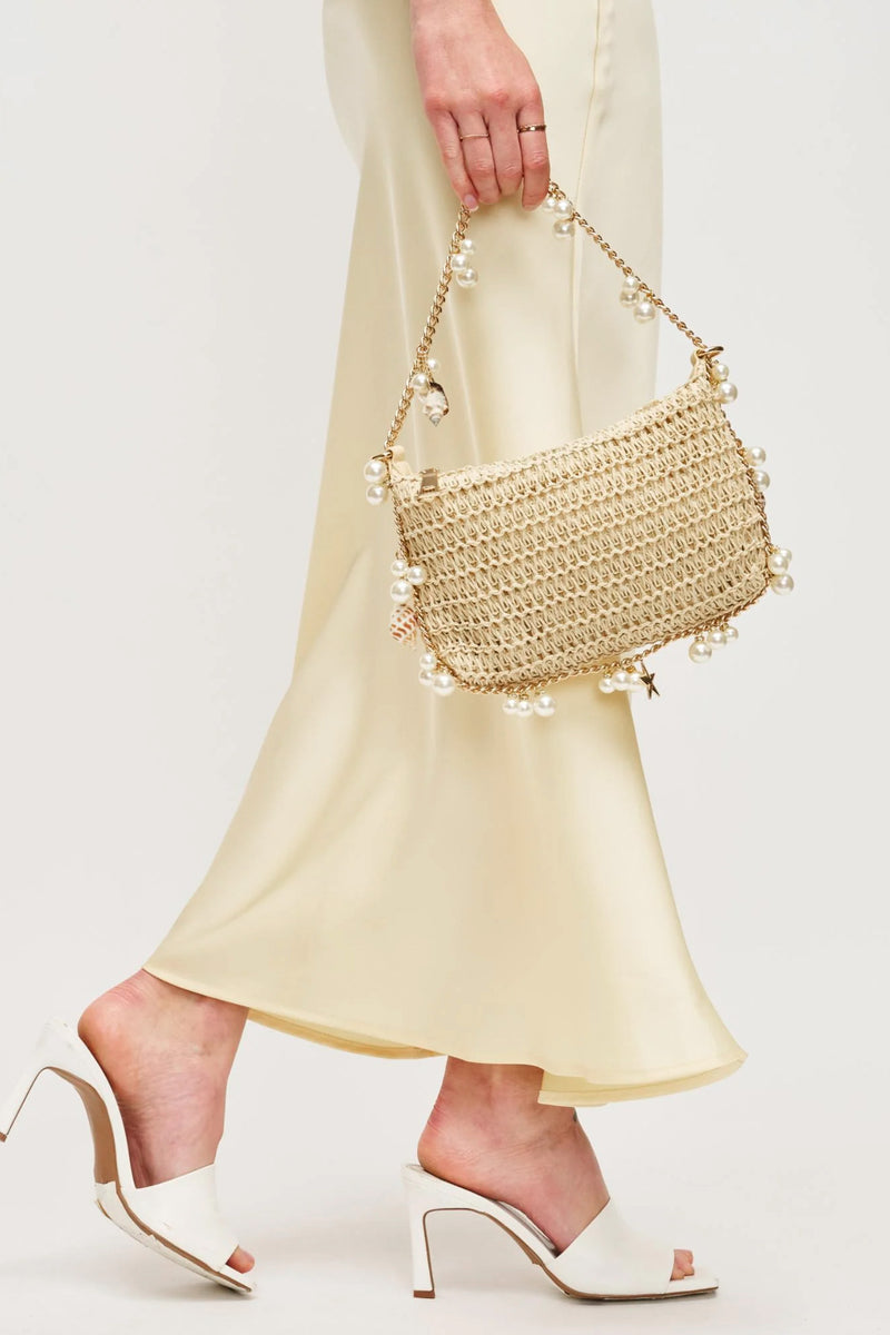 Beachside Dinner Handbag in Ivory