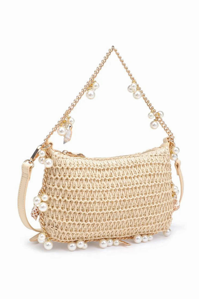 Beachside Dinner Handbag in Ivory