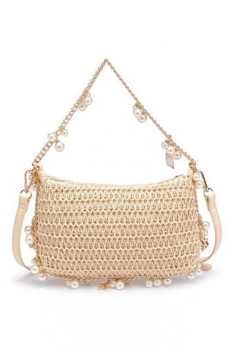Beachside Dinner Handbag in Ivory