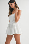 Briana Romper in White
