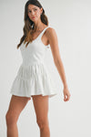Briana Romper in White