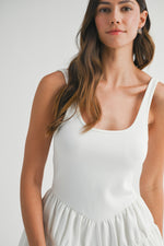Briana Romper in White