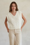 Braelynn Top in Ivory
