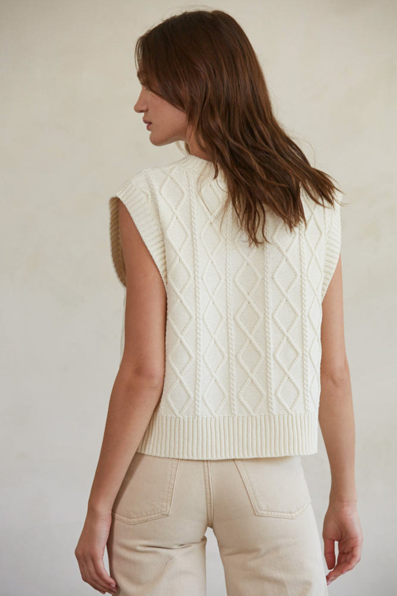 Braelynn Top in Ivory