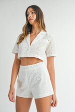 Brunch By The Bay Short in White