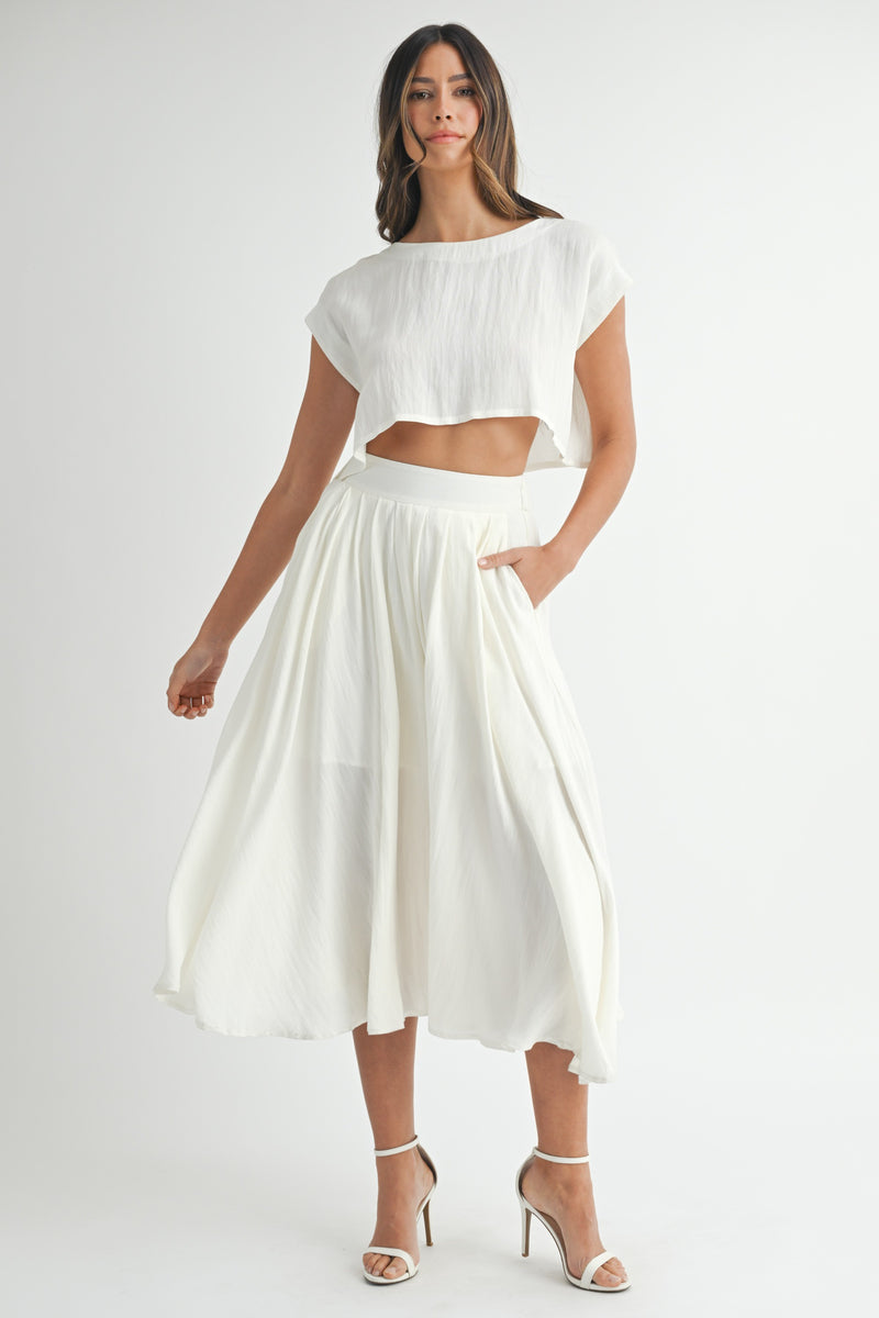 Buenos Aires Skirt in Vanilla