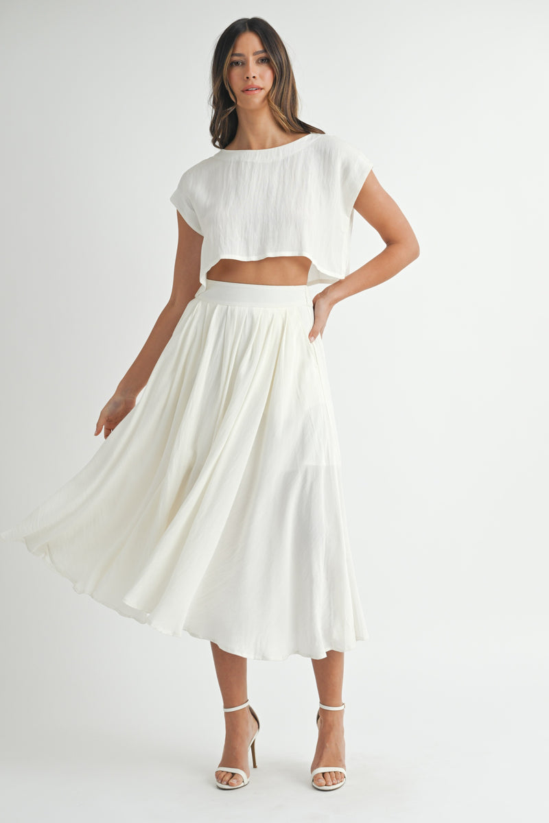Buenos Aires Skirt in Vanilla