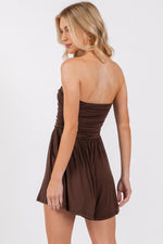 Carolina Romper in Chocolate