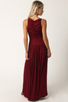 Catherine Dress in Burgundy