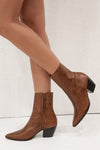 Matisse: Caty Boot in Cognac Floral