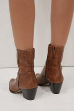 Matisse: Caty Boot in Cognac Floral