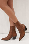 Matisse: Caty Boot in Cognac Floral