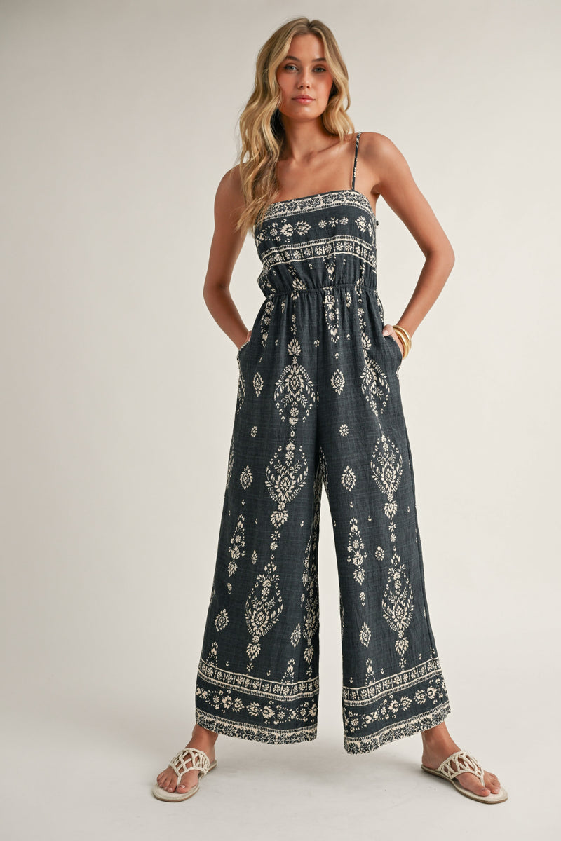 Clara Jumpsuit in Black