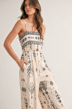 Clara Jumpsuit in Neutral