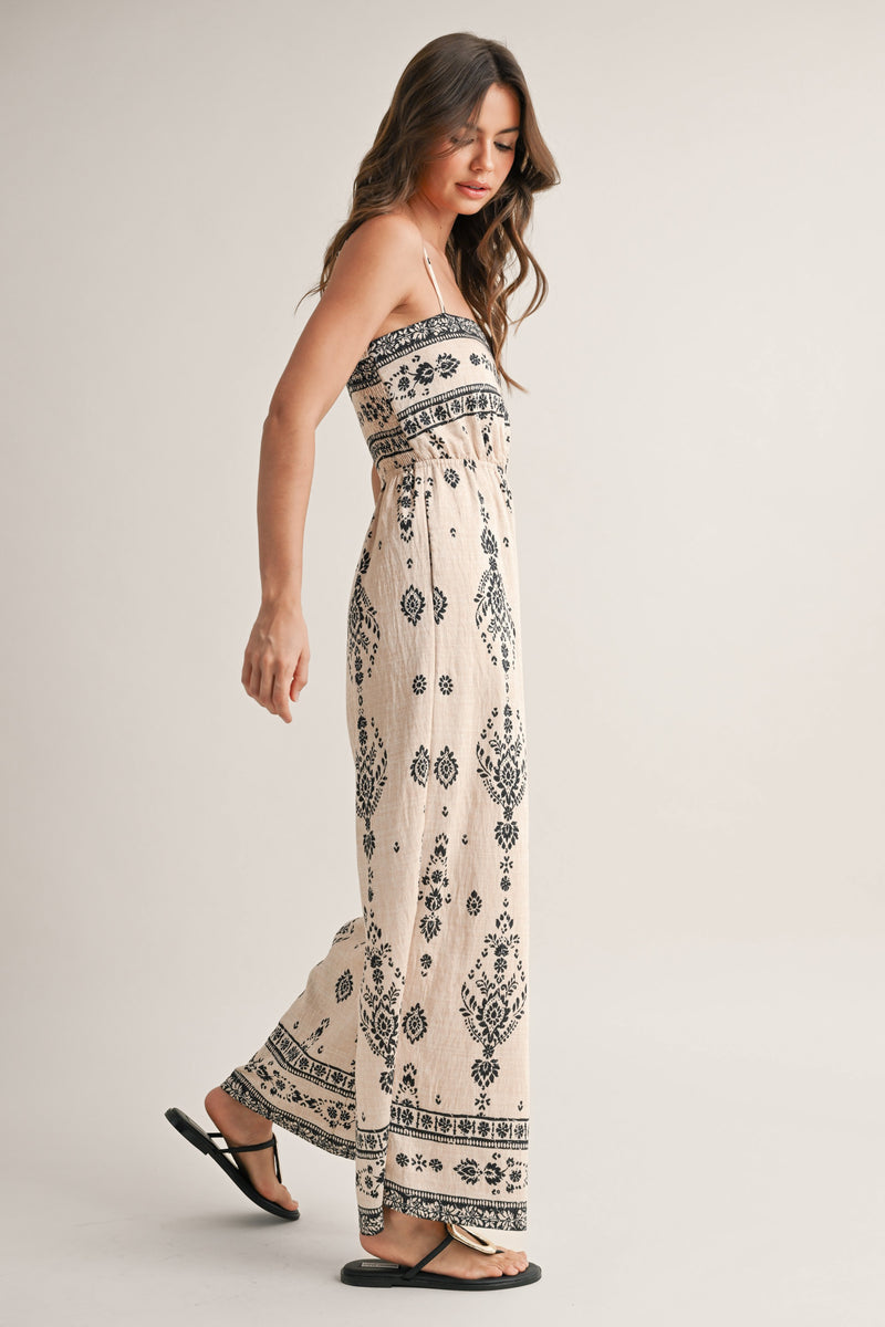 Clara Jumpsuit in Neutral
