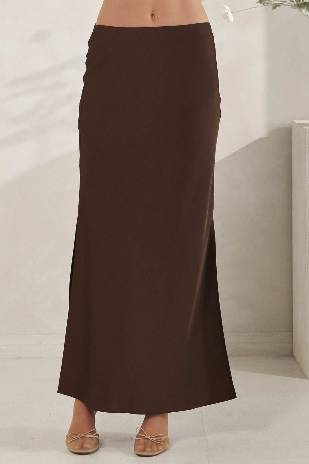 Coffee Date Skirt in Brown