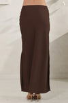 Coffee Date Skirt in Brown