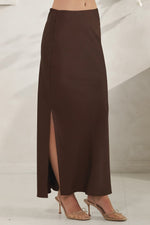 Coffee Date Skirt in Brown