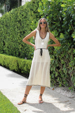 Cove Beach Dress in Neutral
