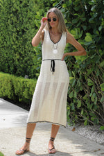 Cove Beach Dress in Neutral