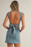Delia Top in Light Denim
