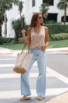 Dermott Top in Beige