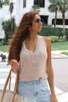 Dermott Top in Beige