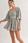 Diana Dress in Dusty Olive