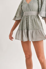 Diana Dress in Dusty Olive