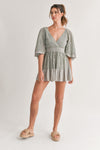 Diana Dress in Dusty Olive