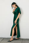 Elara Maxi Dress in Emerald