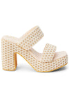 Matisse: Gem Platform Heel in Natural