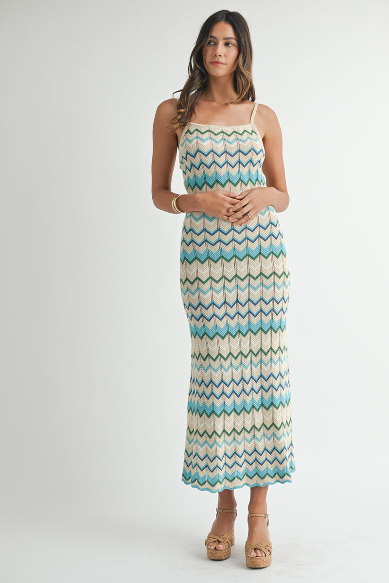 Get Back To You Dress in Aqua