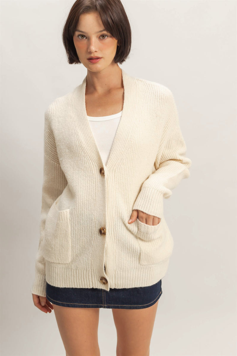 Hadley Cardigan in Cream