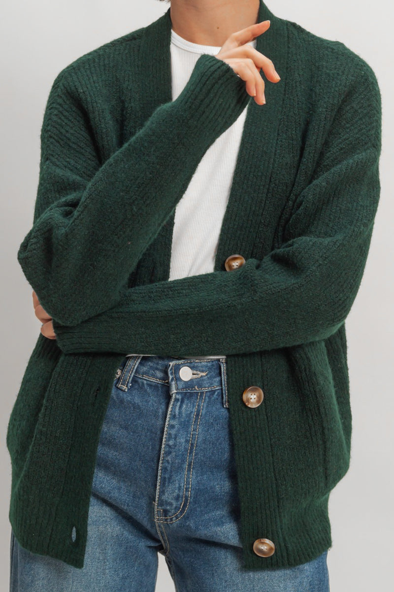 Hadley Cardigan Deep Green