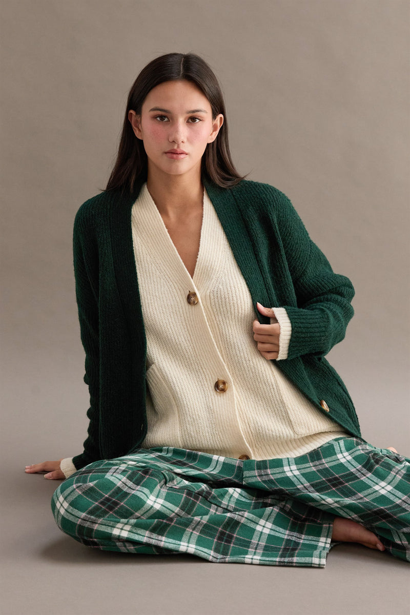 Hadley Cardigan Deep Green