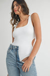 Harlow Bodysuit in White