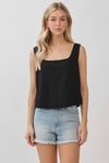 Hazel Top in Black