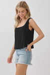 Hazel Top in Black